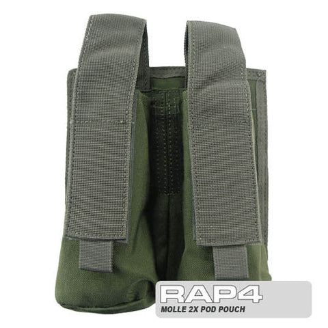 OD Green OLIVE DRAB MOLLE Double Pod Pouch