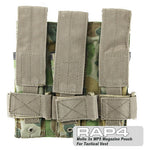 MOLLE Triple MP5 Magazine Pouch (Australian Camo) Clearance Item