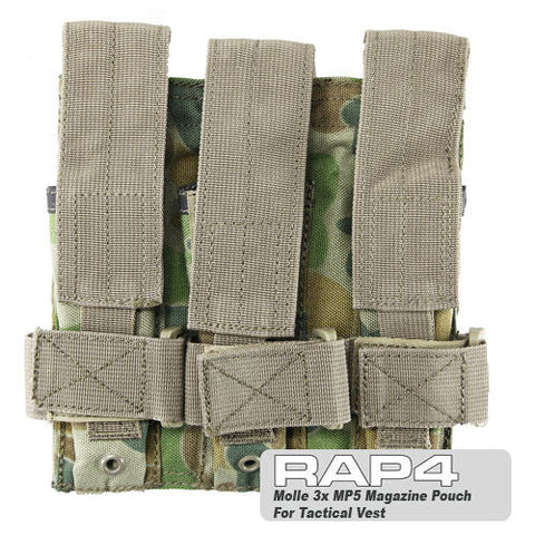 MOLLE Triple MP5 Magazine Pouch (Australian Camo) Clearance Item