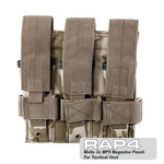 MOLLE Triple MP5 Magazine Pouch (British DPM Desert) Clearance Item