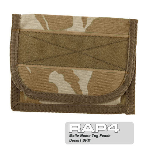 MOLLE Name Tag Pouch (British DPM Desert) Clearance Item