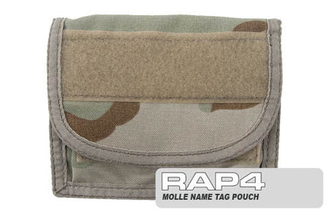 MOLLE Name Tag Pouch (Desert Camo) Clearance Item