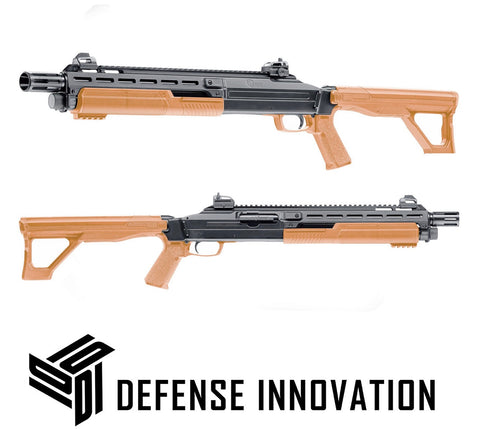 HDX Orange/Black 36 Joules - 40 Joules 500+FPS TX 68 Home Defense Pump Action Shotgun (.68 Cal)