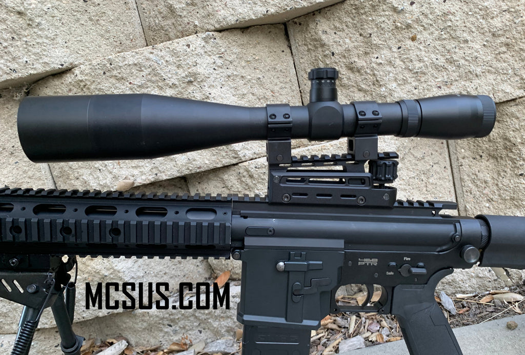 Mcs Scope Long Range Adjustable Paintball Drop Compensator Adaptive Rail Mount ...