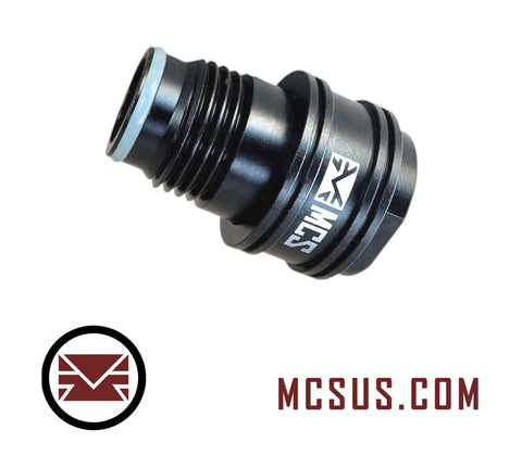 Universal integrated On/Off Slide Valve Air Adapter (Female Side Air Tank Thread - Male Side Air Tank Thread)  (Next batch shipping 08/31/2025)