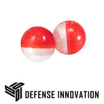 Peppershot PAVA Less Lethal Live Agent Pepper Filled Ball   (Tube of 10,  .50 Cal)