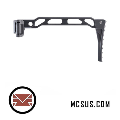 Angled Skeletonized 1913 Picatinny Rail Folding Buttsstock