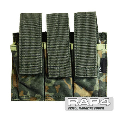 Pistol Magazine Pouch for Strikeforce/Tactical Ten Vest (German Flecktarn) Clearance Item