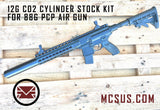 2 x 12g CO2 Cylinder Buttstock Kit For SIG Sauer MCX  And SIG Sauer MPX 88g Co2 Powered .177 cal Pellet Semi-Automatic Airgun