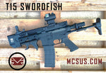 Custom T15 Swordfish Paintball Gun