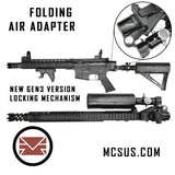 T16 Drop Down Folding Air Buttstock Adapter With Gen3 Locking Mechanism