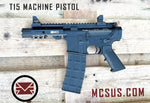 Custom T15 Machine Pistol Paintball Gun