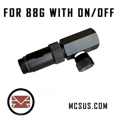 88G 90G Co2 Cylinder On Off Adapter For HDR50 HDR68 TR50 TR50L HDS HDP50 HDB TS68 Pistelle X-68