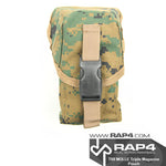 MOLLE Triple M4 DMAG & Helix Magazine Pouch (MARPAT) (Clearance Item)