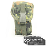 MOLLE Triple M4 DMAG & Helix Magazine Pouch (German Flecktarn) (Clearance Item)