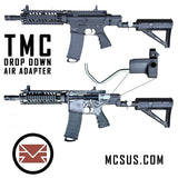 Tippmann TMC Drop Down ASA  Air Buttstock Adapter + Air Tank Buttstock Kit
