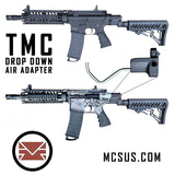 Tippmann TMC Drop Down ASA Air Buttstock Adapter + Remote Line Adapter Kit