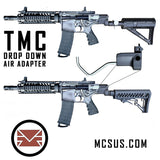 Tippmann TMC Drop Down ASA Air Buttstock Adapter + Remote Line Adapter Kit