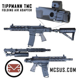 Tippmann TMC Drop Down Folding Air Buttstock Adapter With Gen3 Locking Mechanism