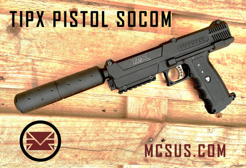 Tippmann Tipx Pistol Silencer Combo Kit