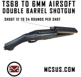 HDS TS68 TD 6MM Airsoft Double Barrel Shotgun