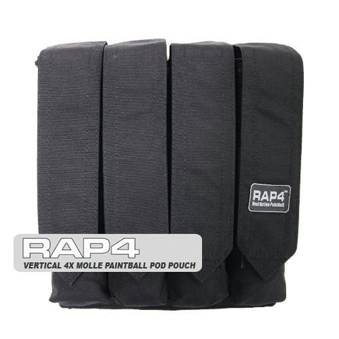 BLACK MOLLE Quad Pod Pouch