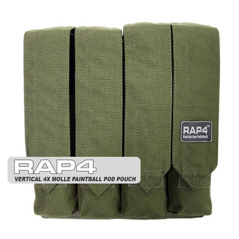 OLIVE DRAB MOLLE Quad Pod Pouch